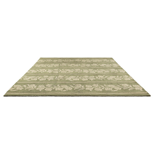 Forest Green Anaar Hand-Tufted Pure New Wool Rug