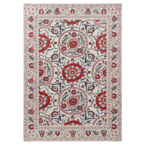 Anthos Jacquard-Woven Wool-Blend Rug