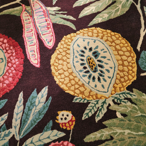 Cherry & Alabaster Jackfruit Hand-Tufted Wool & Viscose Rug