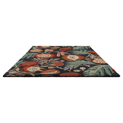 Turmeric & Indigo Jackfruit Hand-Tufted Wool & Viscose Rug