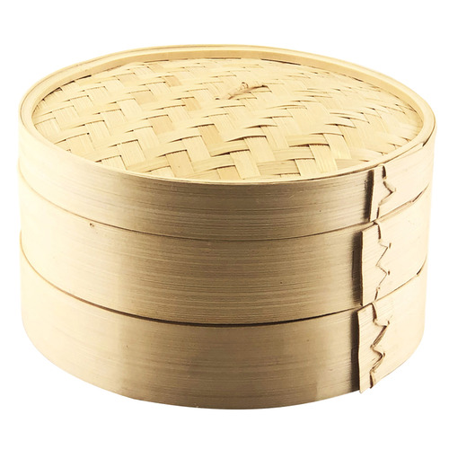2 Tier Natural Mari Bamboo Steamer