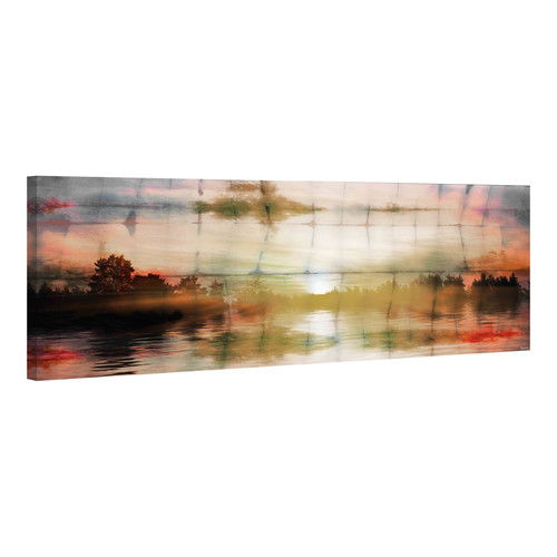 Painted Sunset Canvas Wall Art