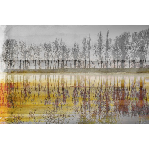Sunset Lake Art Print on Canvas
