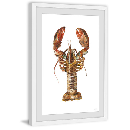 Mighty Lobster Framed Printed Wall Art