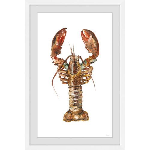 Mighty Lobster Framed Printed Wall Art