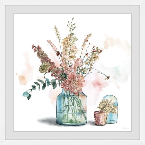 Clearly Blooms Framed Printed Wall Art