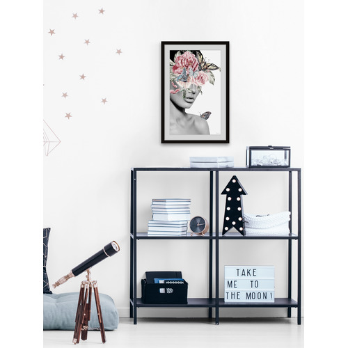 Blooming Floral Beauty II Framed Printed Wall Art
