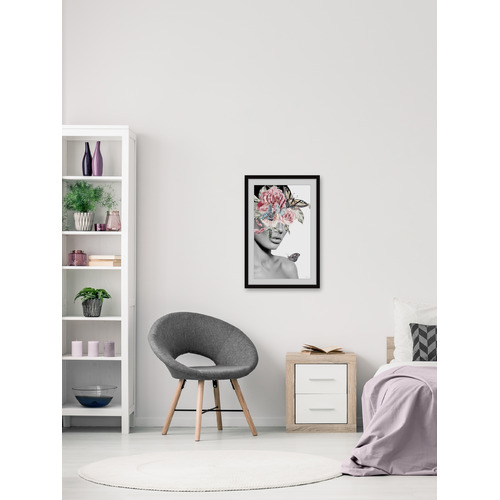 Blooming Floral Beauty II Framed Printed Wall Art