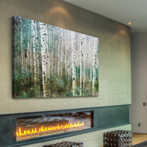 Aspen Green Art Print on Canvas