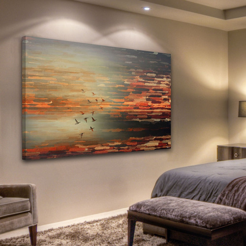 Barley Cove Night Flight Art Print On Canvas 