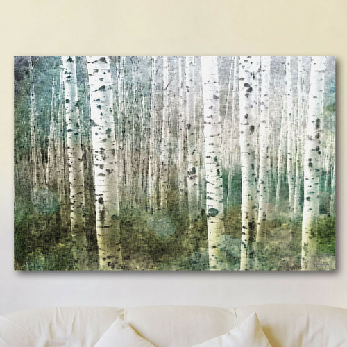 Barley Cove Aspen Canvas Wall Art 