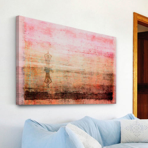 Yoga Art Print on Canvas