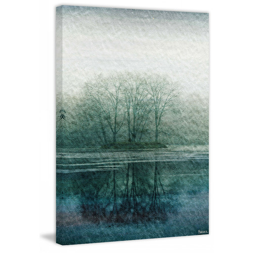 Apple Lake Art Print on Canvas