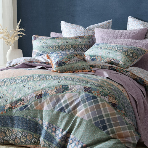 Ophelia Cotton Sateen Quilt Cover Set