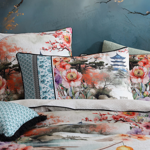 Kaida Cotton Sateen Quilt Cover Set