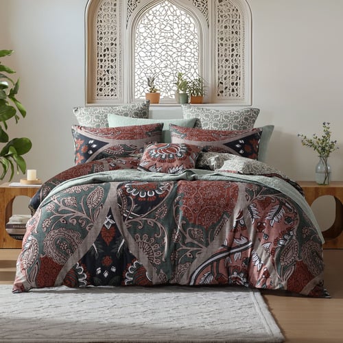 Anikah Cotton Sateen Quilt Cover Set