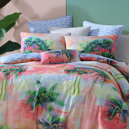 Coconut Grove Cotton Sateen Quilt Cover Set
