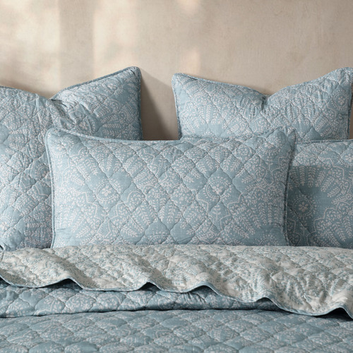 Anniston Quilted Cotton Sateen Coverlet Set