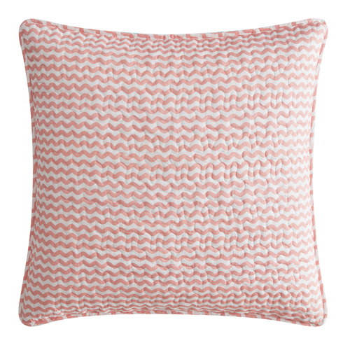 Ric Rac Quilted Cotton Sateen European Pillow Sham