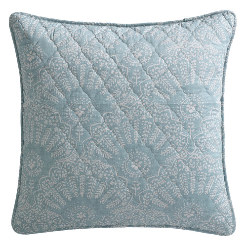 Anniston Quilted Cotton Sateen European Pillow Sham