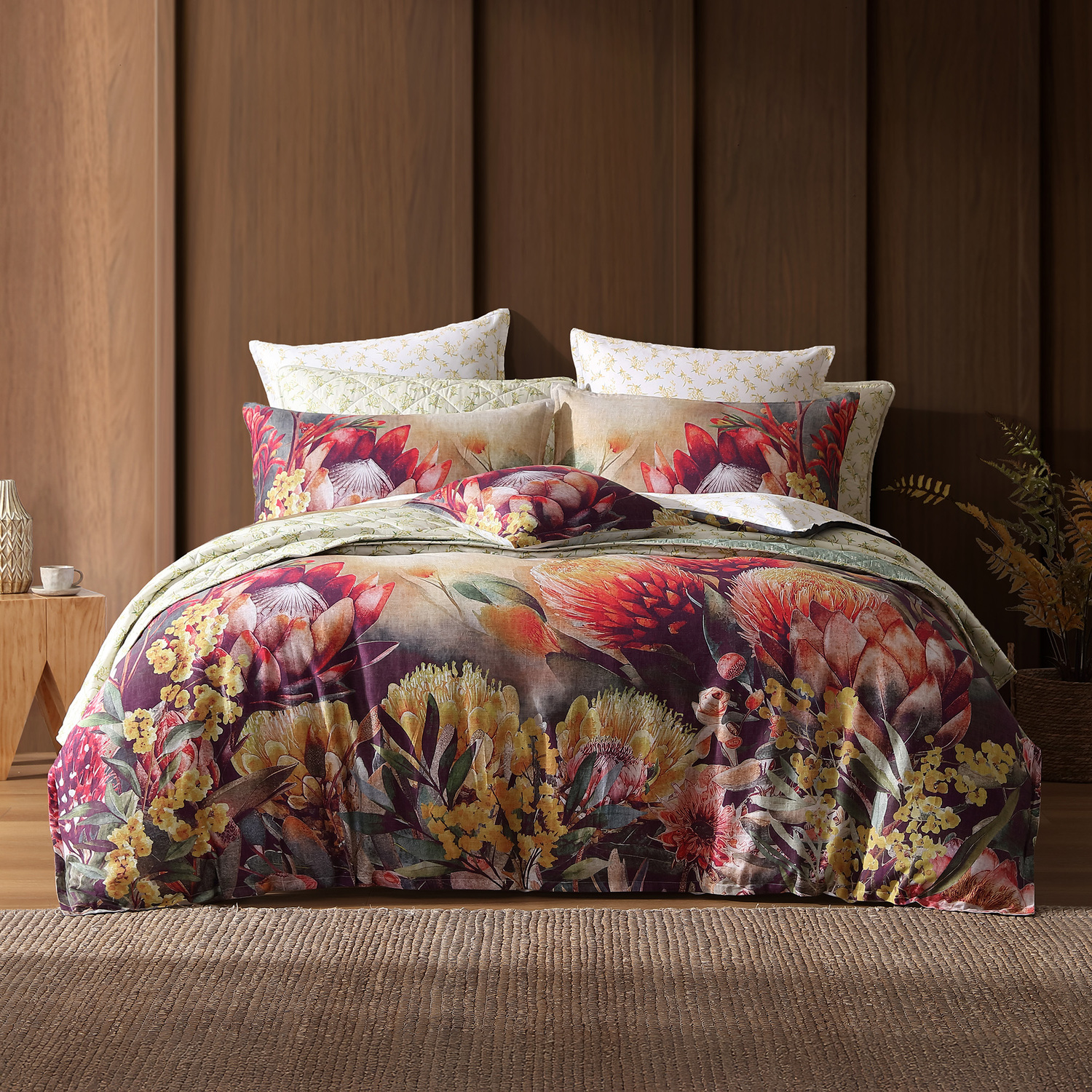 Bunbury Cotton Sateen Quilt Cover Set