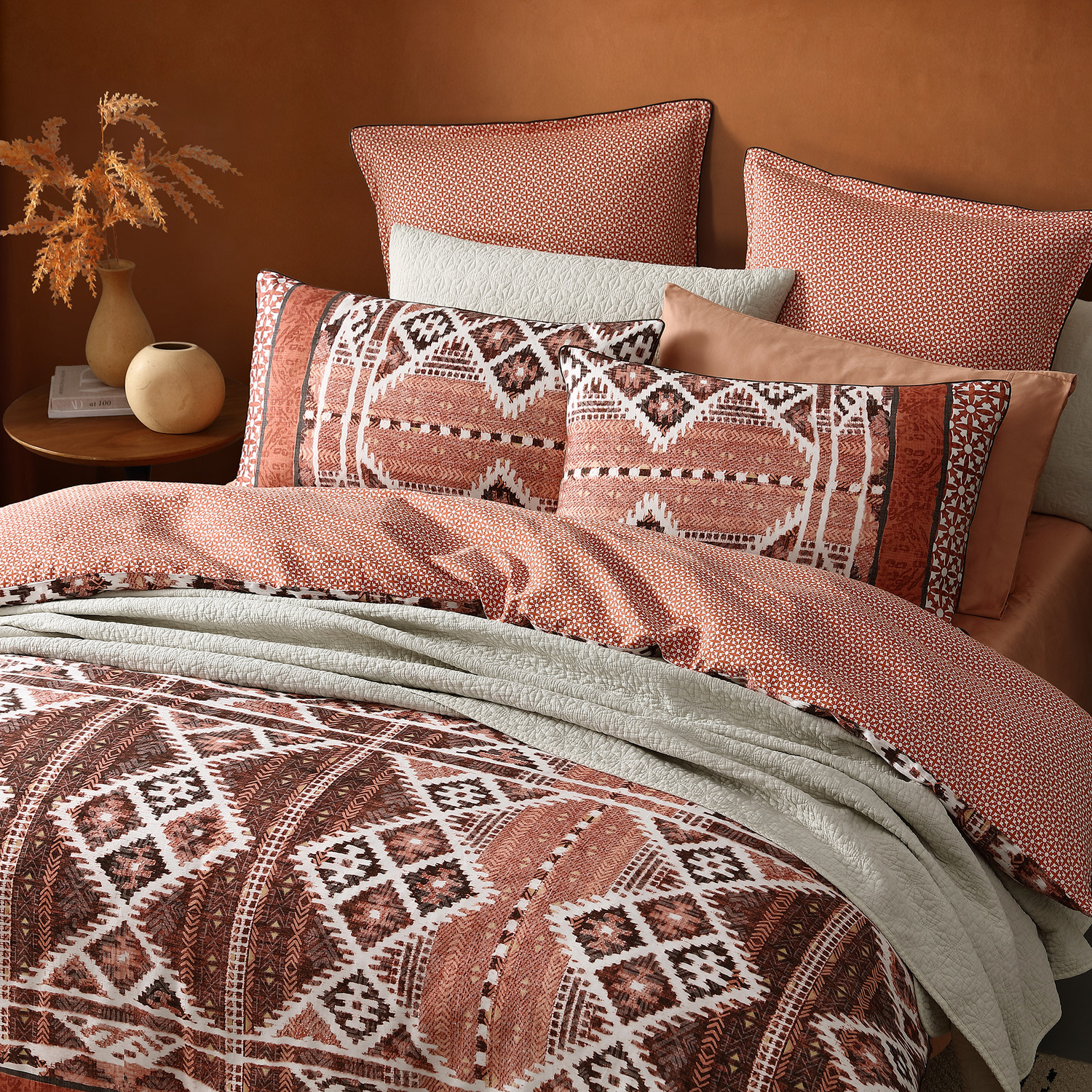 Sekani Cotton Sateen Quilt Cover Set