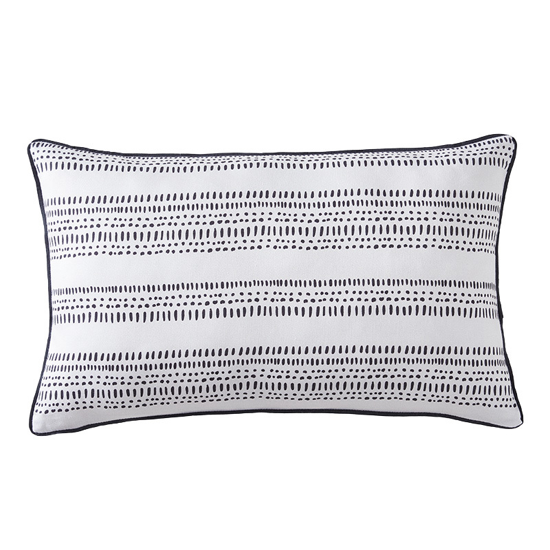 Ebony Cotton Sateen Cushion