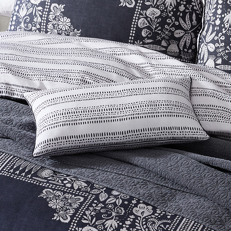 Ebony Cotton Sateen Cushion