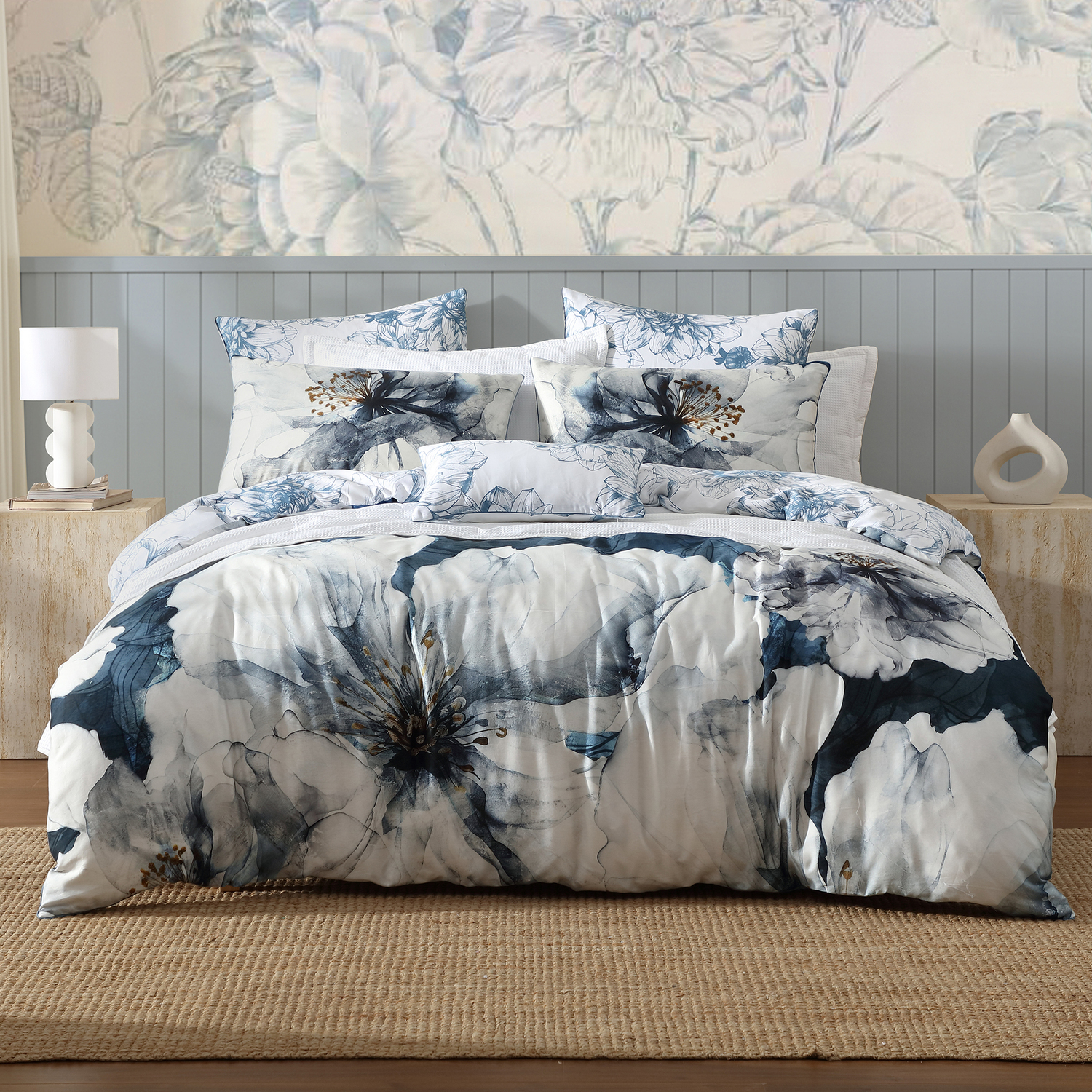 Belle Cotton Sateen Quilt Cover Set