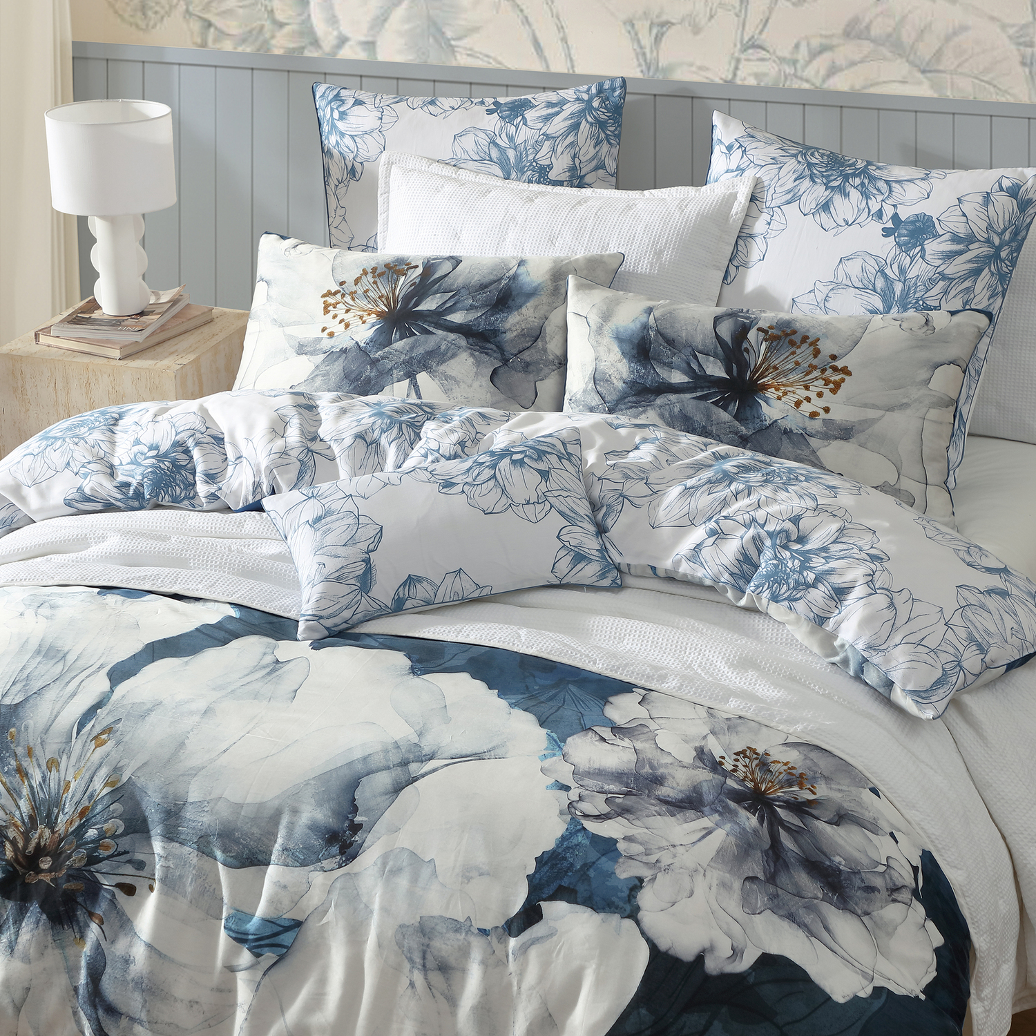 Belle Cotton Sateen Quilt Cover Set