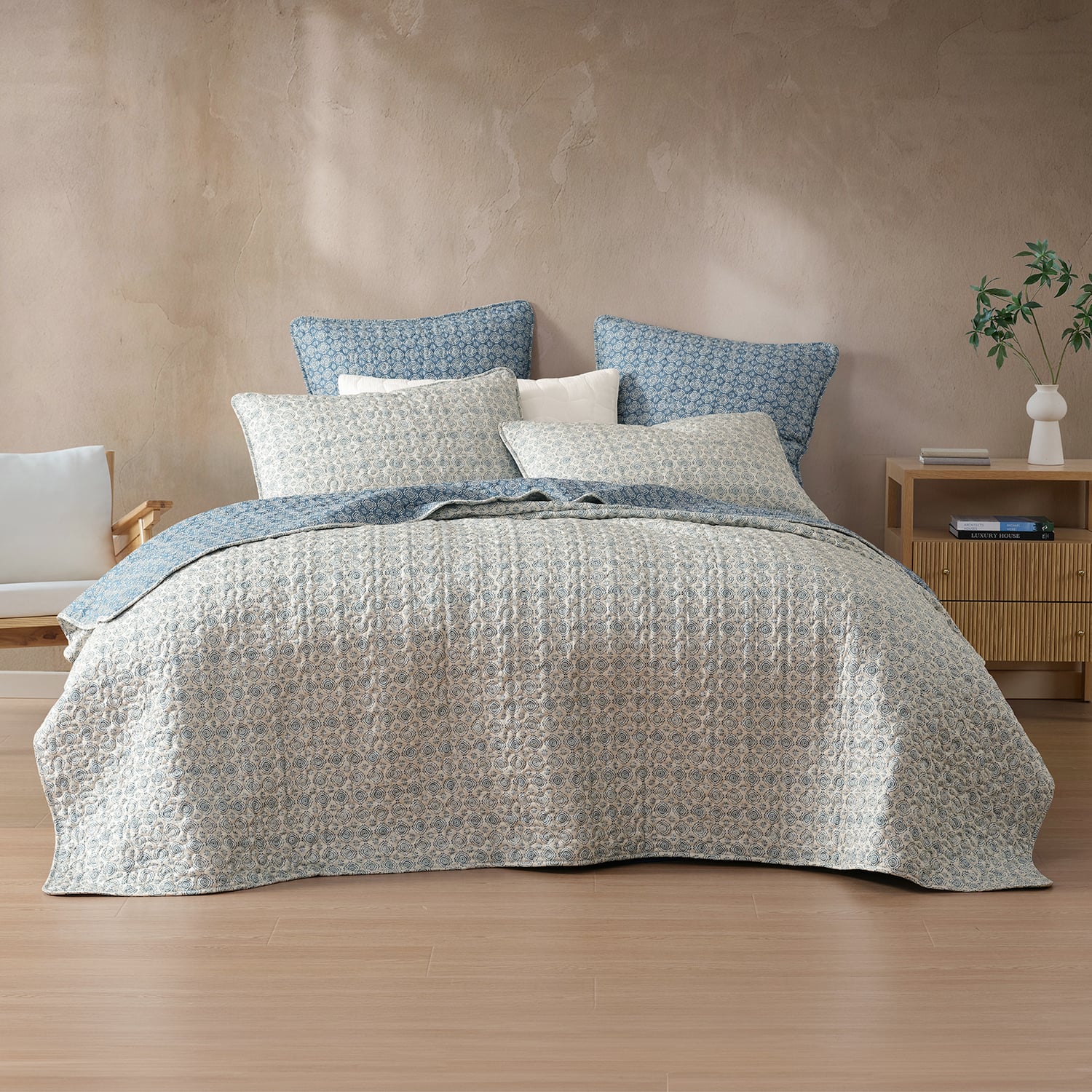 Cleo Cotton Sateen Coverlet Set