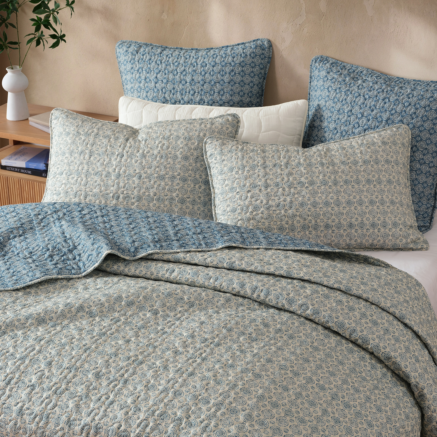 Cleo Cotton Sateen Coverlet Set
