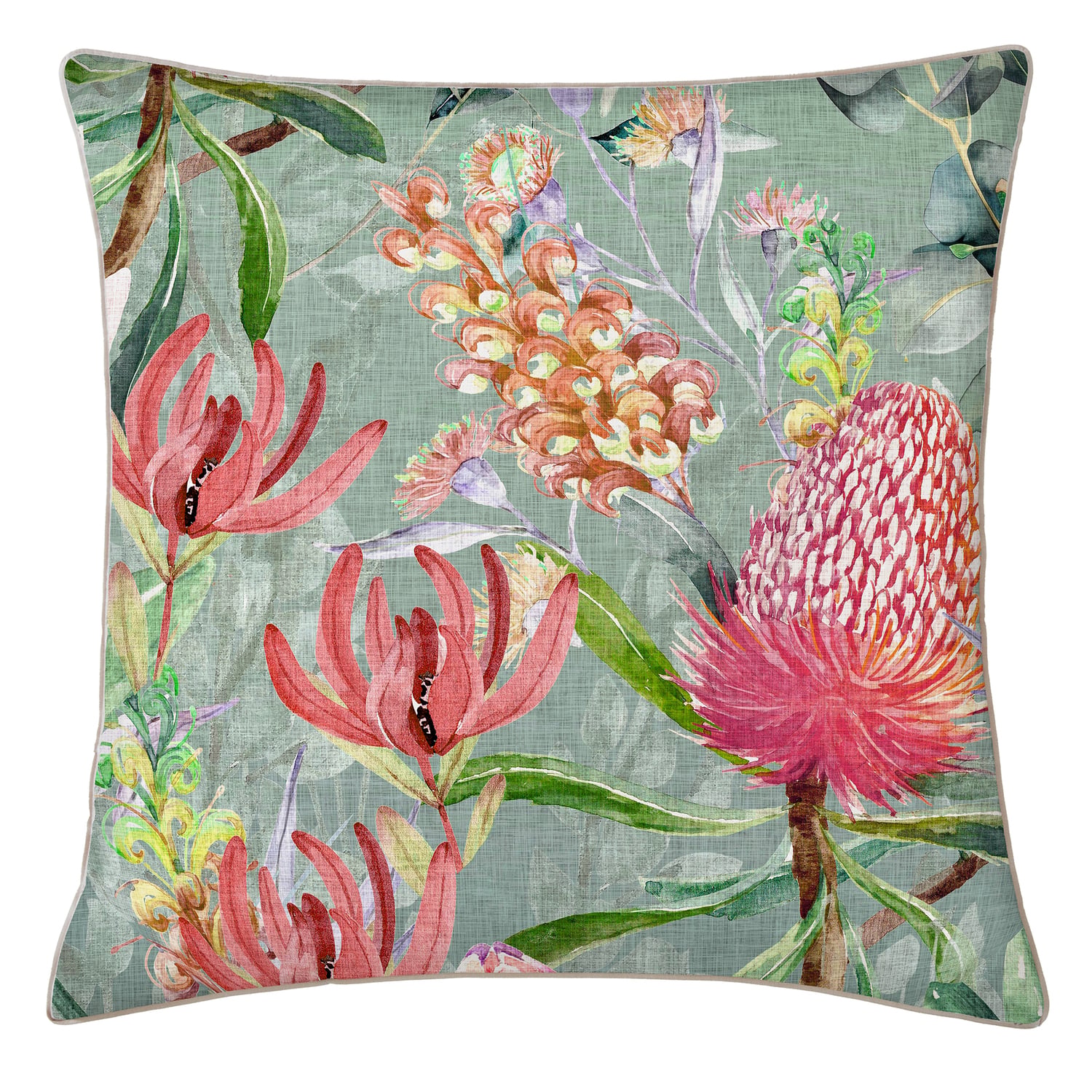 Gully Cotton Sateen Cushion