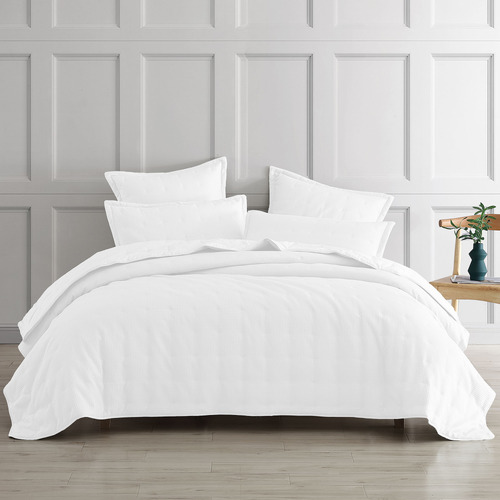 Surf Ascot Cotton-Blend Coverlet