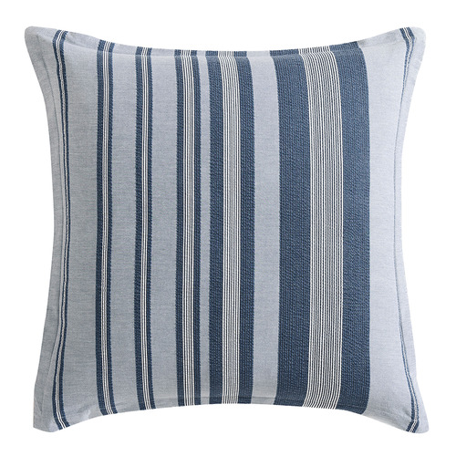 Indigo Hunter Cotton Seersucker European Pillowcase