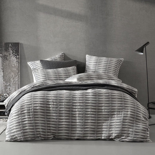 Kirby Yarn-Dyed Polycotton Quilt Cover Set