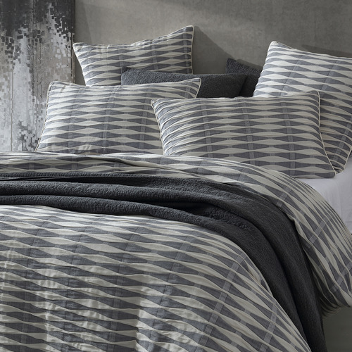 Kirby Yarn-Dyed Polycotton Quilt Cover Set