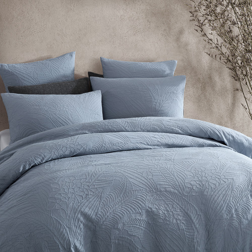 Kaia Matelasse Cotton Quilt Cover Set
