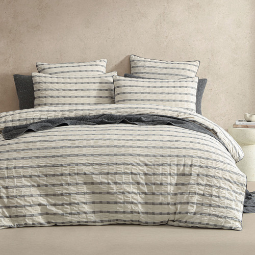 Sycamore Cotton Seersucker Jacquard Quilt Cover Set