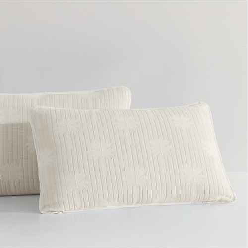 Stone Tahiti Cotton Gauze Jacquard Quilt Cover Set