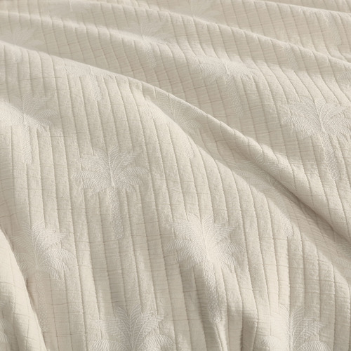 Stone Tahiti Cotton Gauze Jacquard Quilt Cover Set
