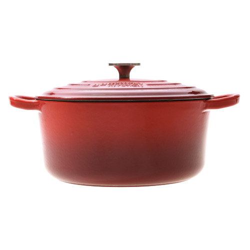 Black Cherry Red 28cm Cast Iron Dutch Oven