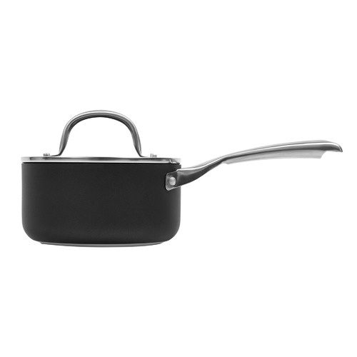 Meteore 16cm Non-Stick Saucepan with Glass Lid