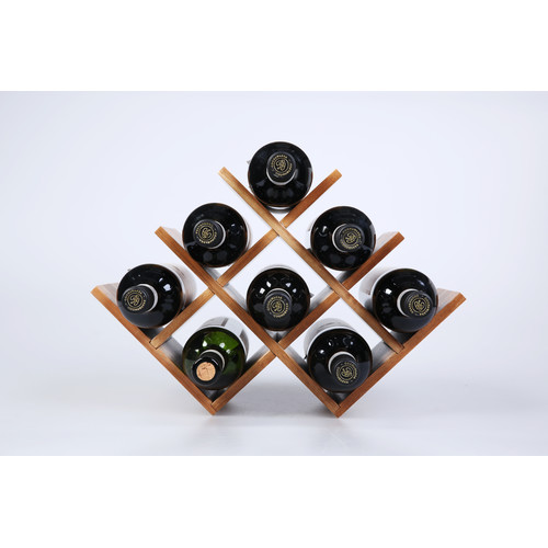 Sherwood Housewares 8 Bottle Acacia Wood Wine Rack & Reviews Temple
