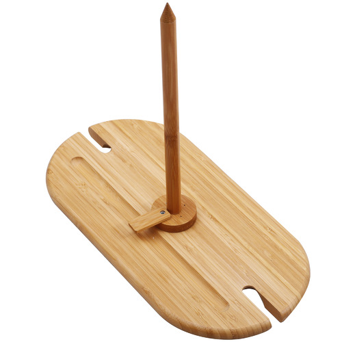 Sherwood Housewares Bamboo Picnic Wine Table Temple & ster