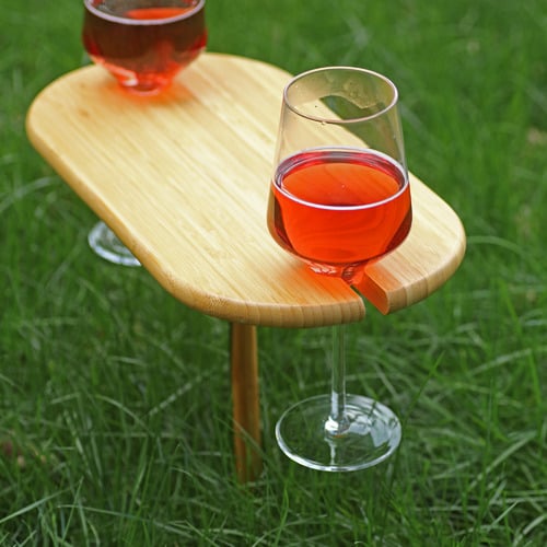 Sherwood Housewares Sherwood Bamboo Outdoor Wine Table & Reviews