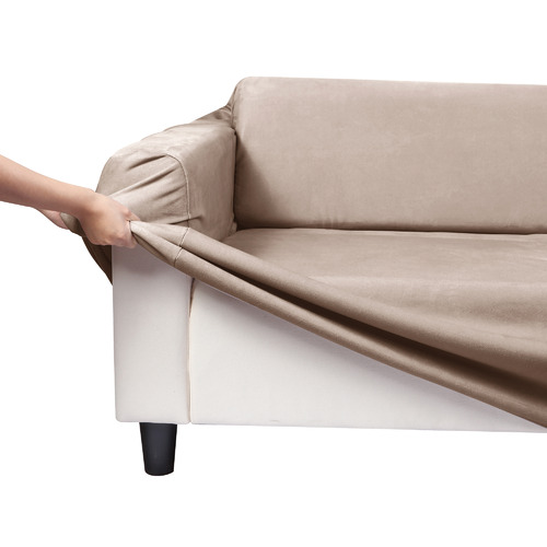 Sherwood Housewares Stretch Premium Faux Suede Sofa Cover