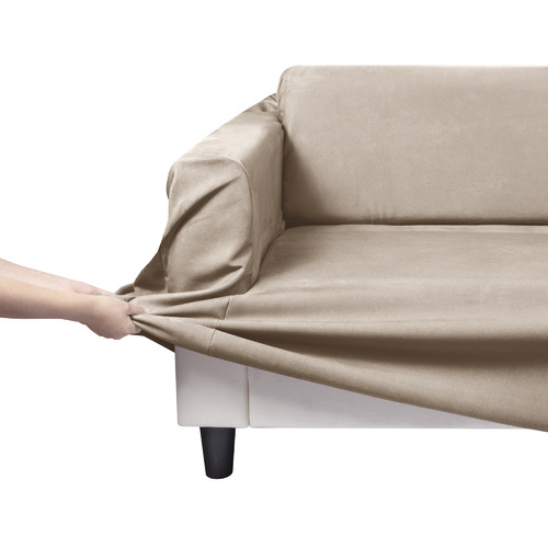 Sherwood Housewares Stretch Premium Faux Suede Sofa Cover