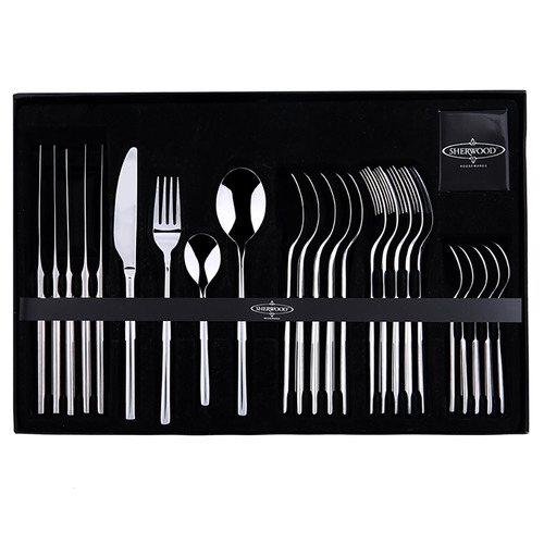 24 Piece Sherwood Stainless Steel Dinner Cutlery Set