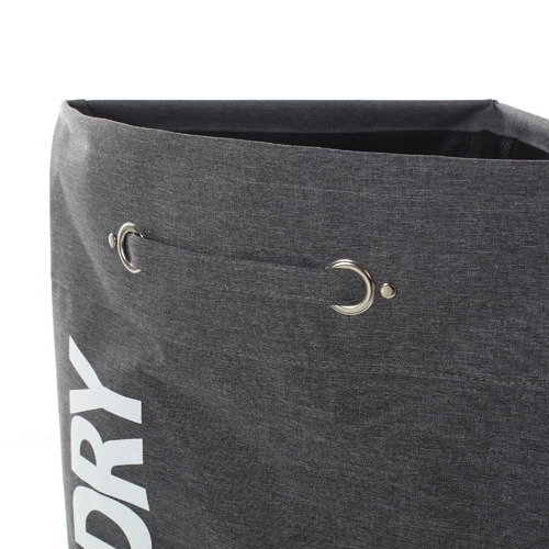 Sherwood Housewares Grey Corner Laundry Bag on Wheels Temple & ster